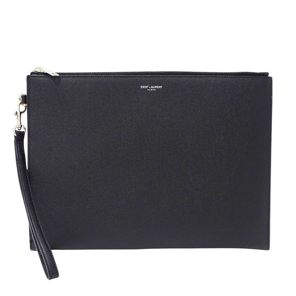 Saint Laurent SAINT LAURENT Men's Handbag, Brand Clutch Bag, Second Leather, ...
